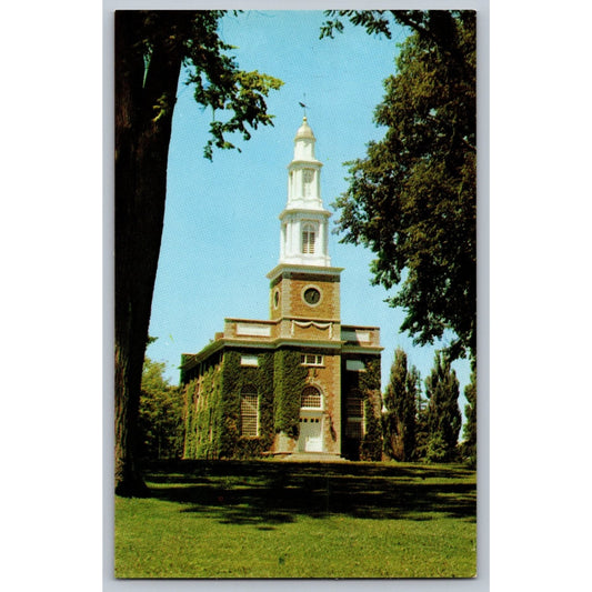 Clinton NY New York Hamilton College Chapel Chrome Postcard Unused Ektachrome