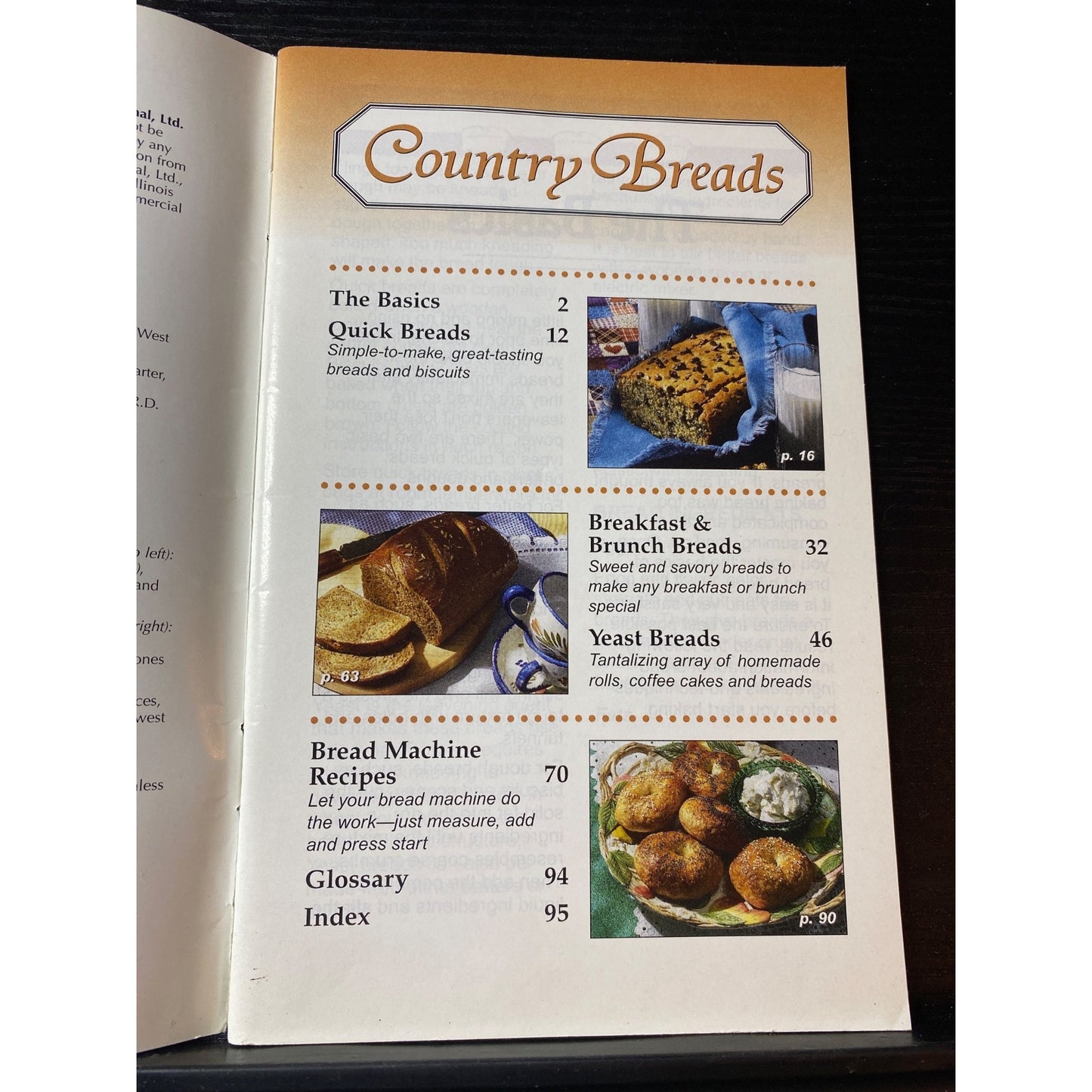 Best Recipes Country Breads 1997 Cookbook Booklet Bread Machine Recipes