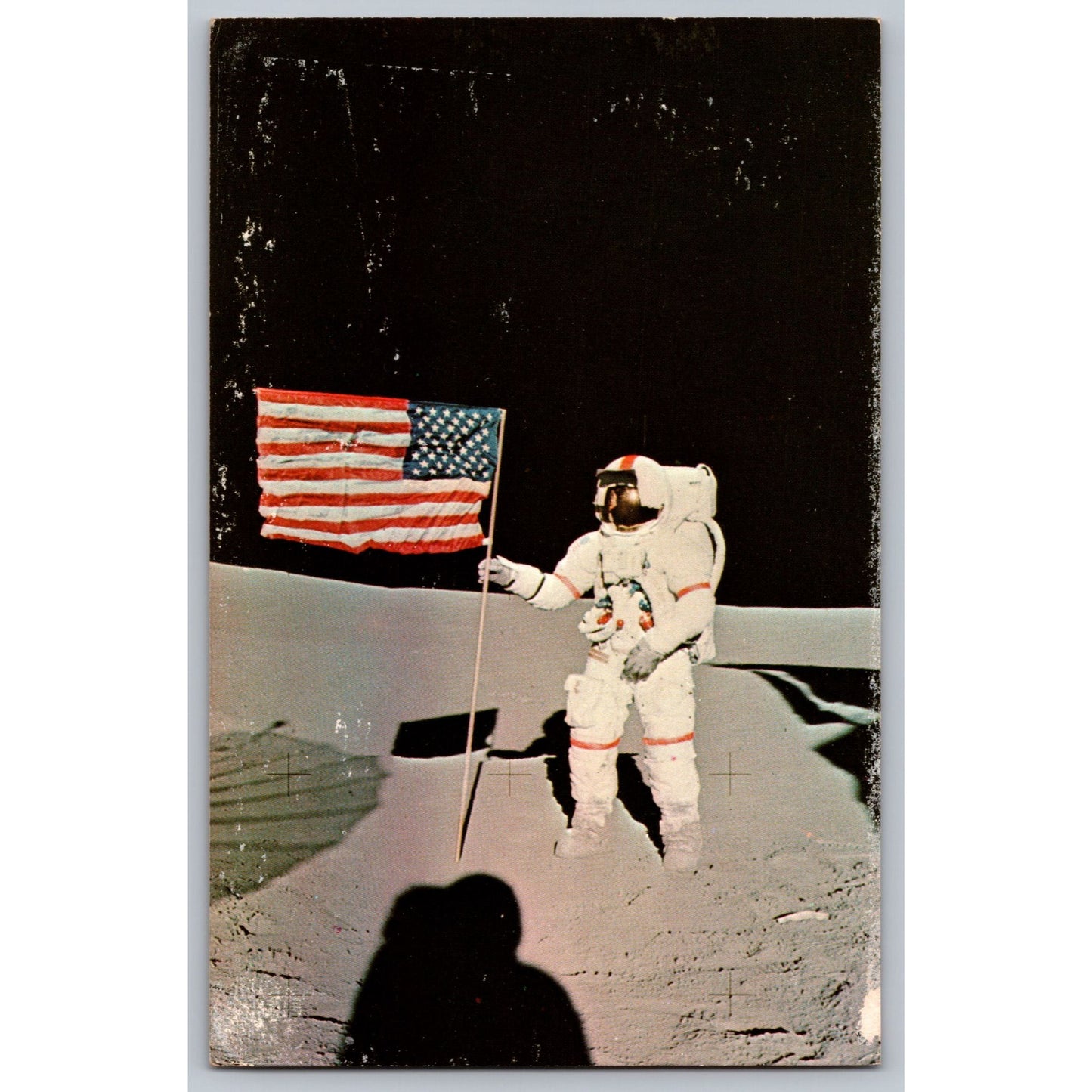 Kennedy Space Center Fl NASA pollo 14 Astronaut Alan Shepard Moonwalk Postcard