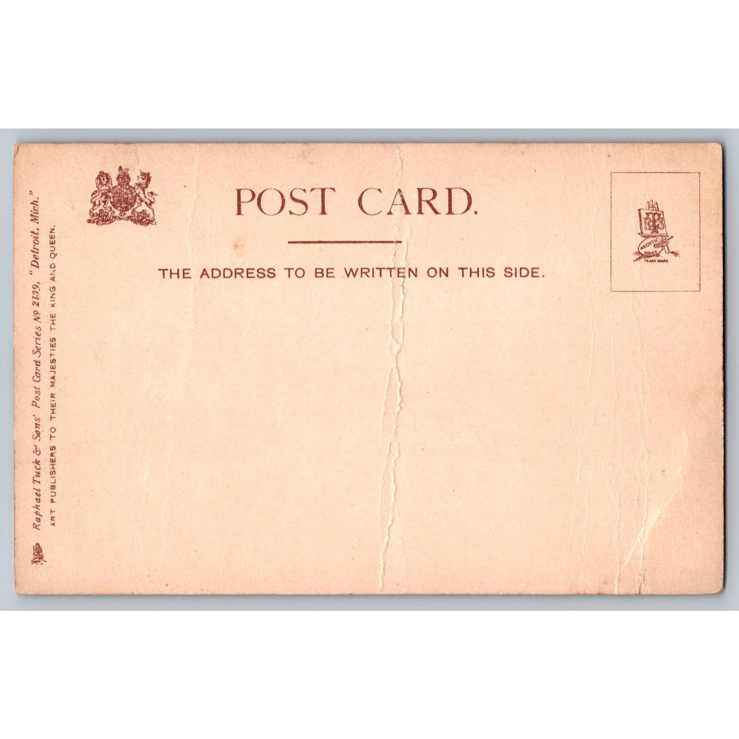 Detroit MI Michigan Campus Martius Early 1900s  Undivided Back Tuck's Postcard