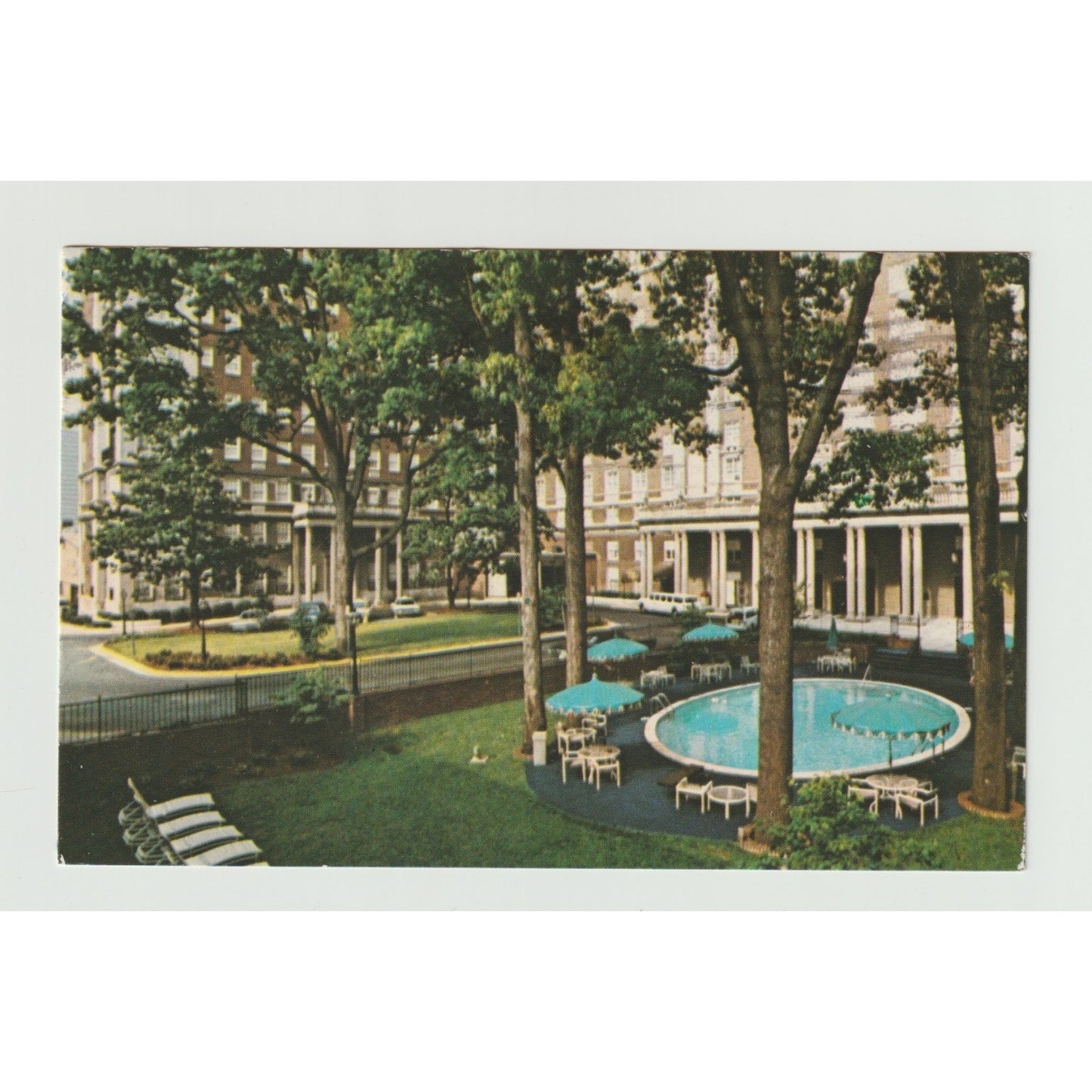 Postcard GA Georgia Atlanta Sheraton Biltmore Hotel Peachtree Street Chrome Used