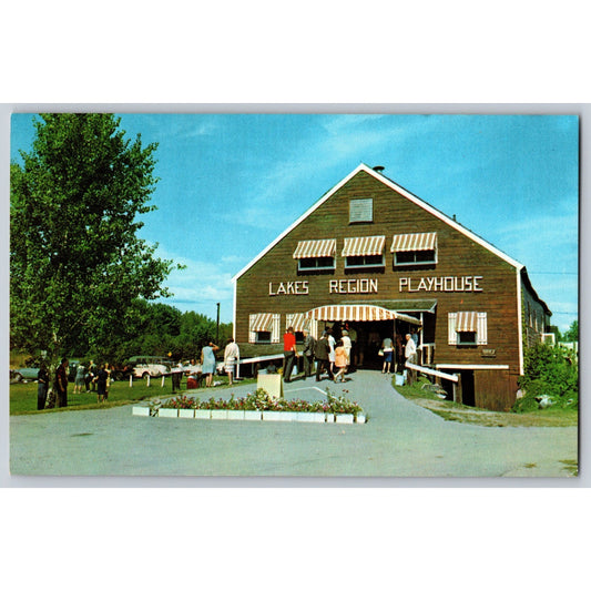 Glendale NH New Hampshire Lakes Region Playhouse Chrome Postcard Unposted