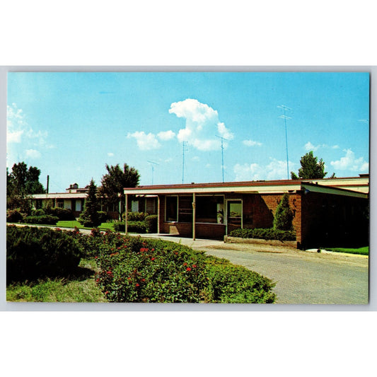 Las Vegas NM New Mexico Hospital 1951 Chrome Postcard Unused