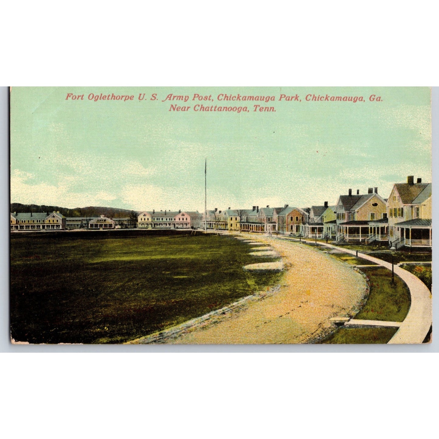 Chickamauga GA Georgia Fort Oglethorpe US Army Fort Early 1900s Postcard
