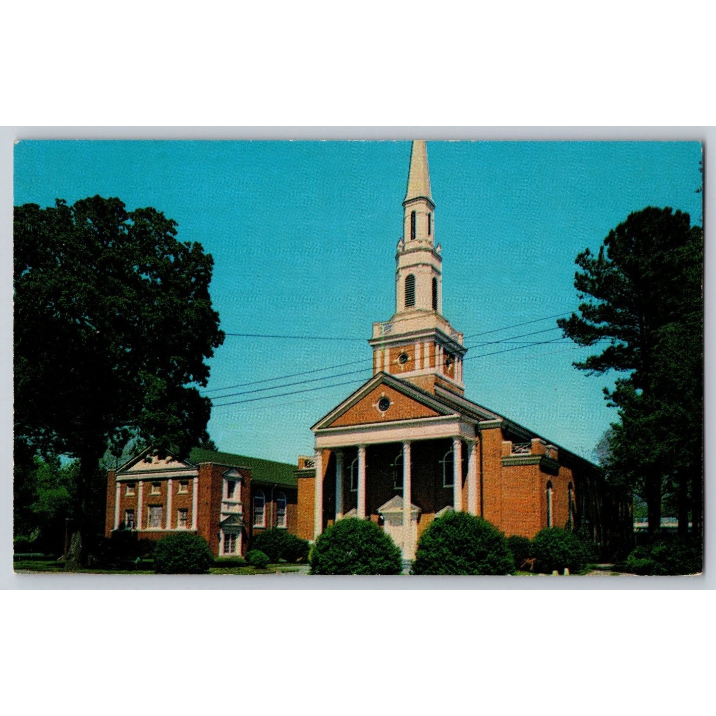 Whiteville NC North Carolina Whiteville Church Chrome Postcard