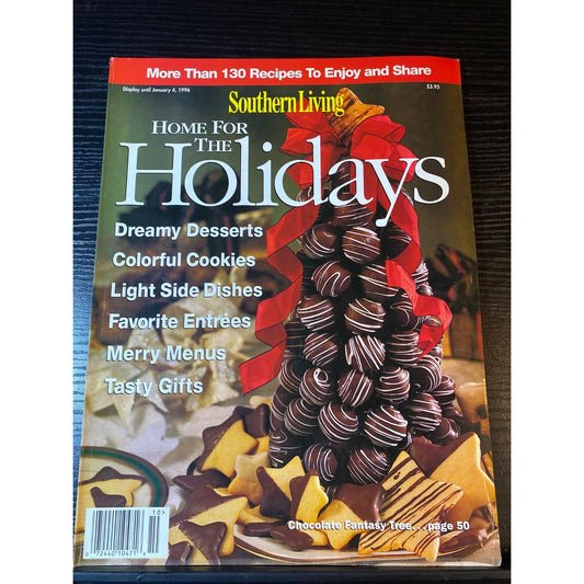 Southern Living Home For The Holidays 1995 Magazine 130+ Recipes Seasonal Decor
