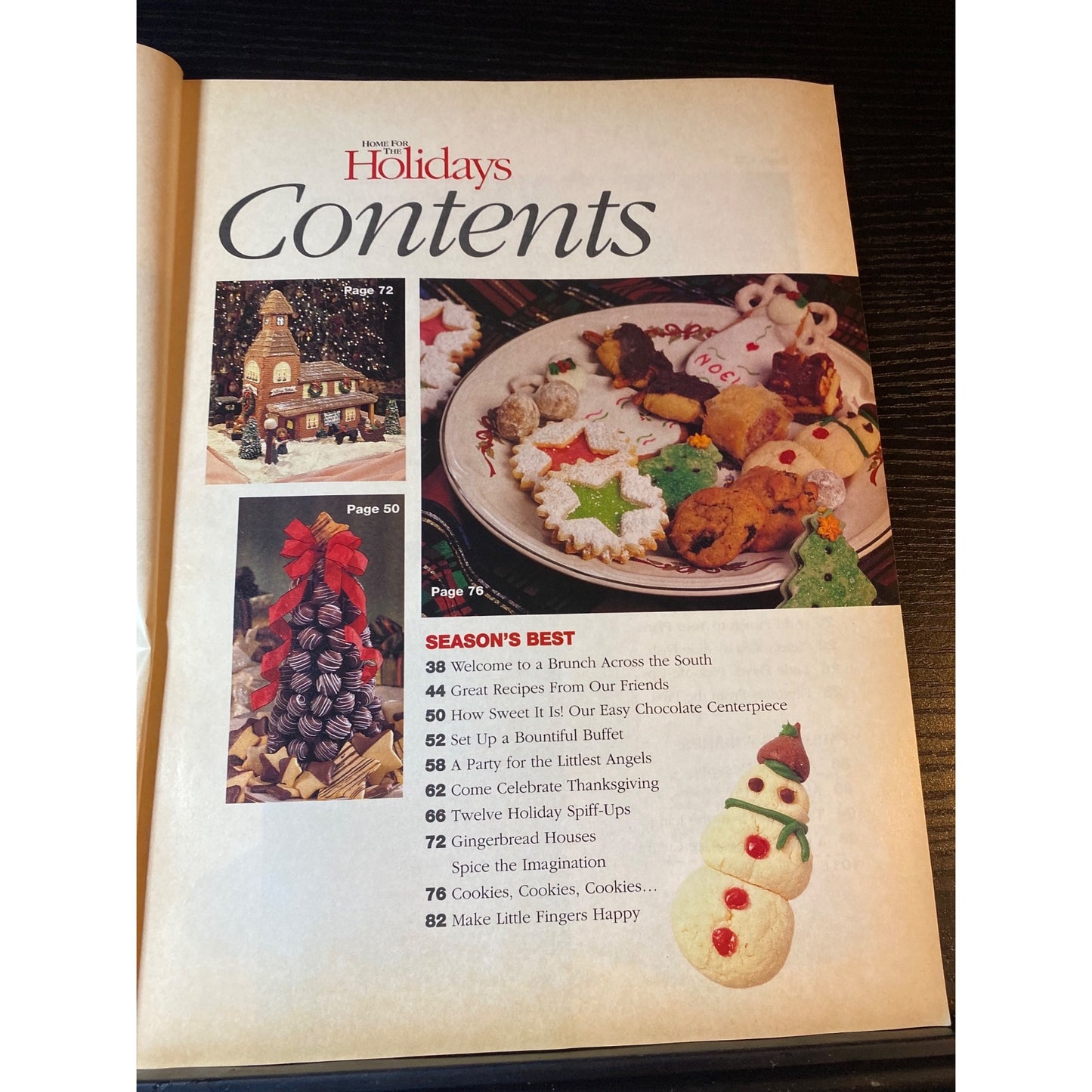 Southern Living Home For The Holidays 1995 Magazine 130+ Recipes Seasonal Decor