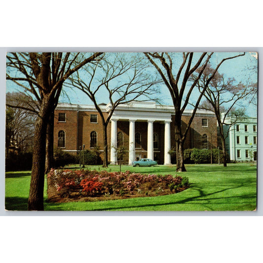 Columbia SC South Carolina University Caroliniana Library Chrome Postcard Unused