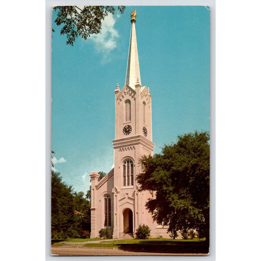 Port Gibson MS Mississippi First Presbyterian Church Chrome Postcard Unused