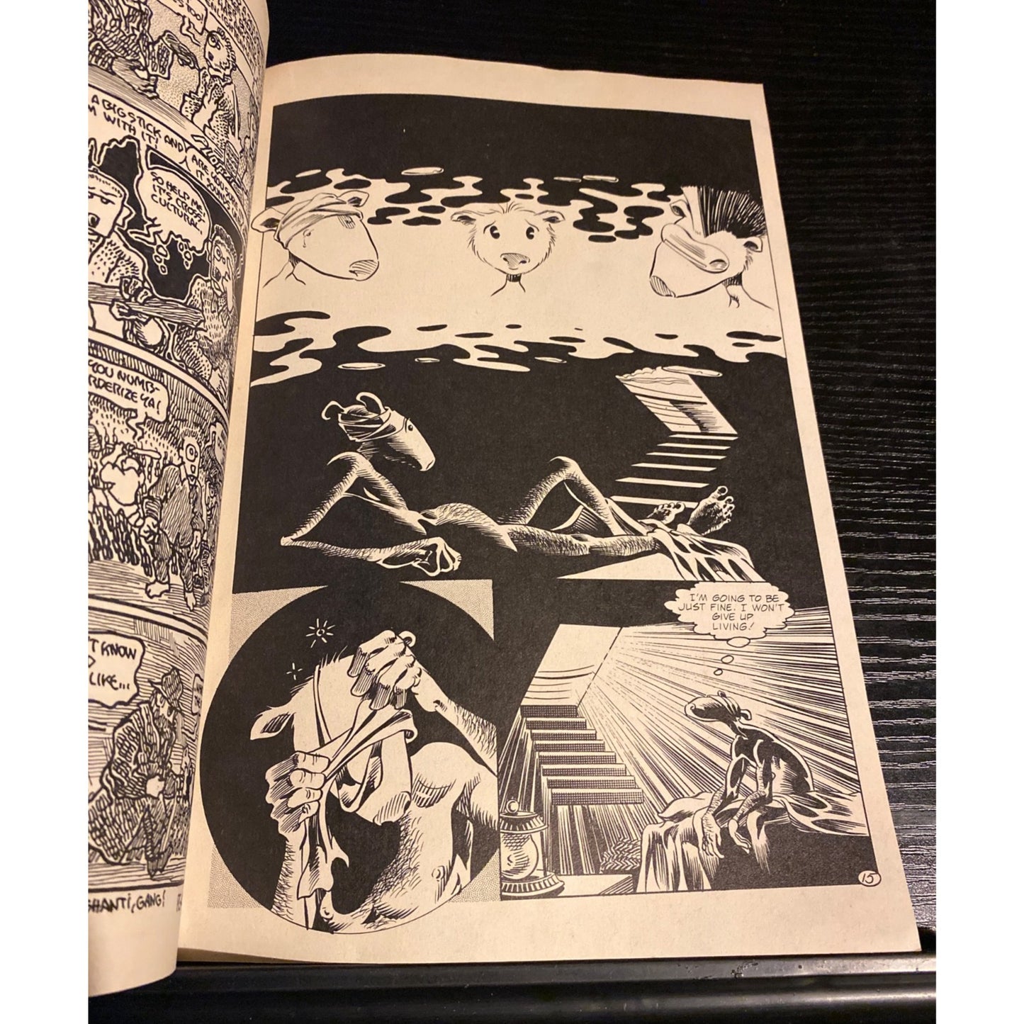 Adolescent Radioactive Black Belt Hamsters No. 9 Eclipse Comics 1988 Vintage Comic Book