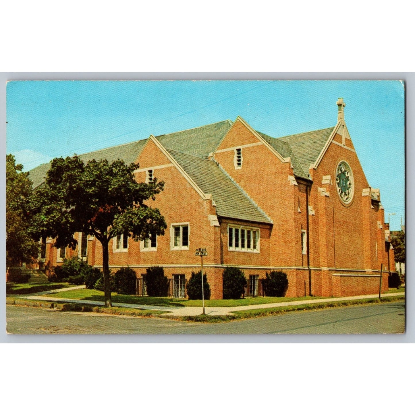 Ocean Grove NJ New Jersey St. Paul's Methodist Church Chrome Postcard