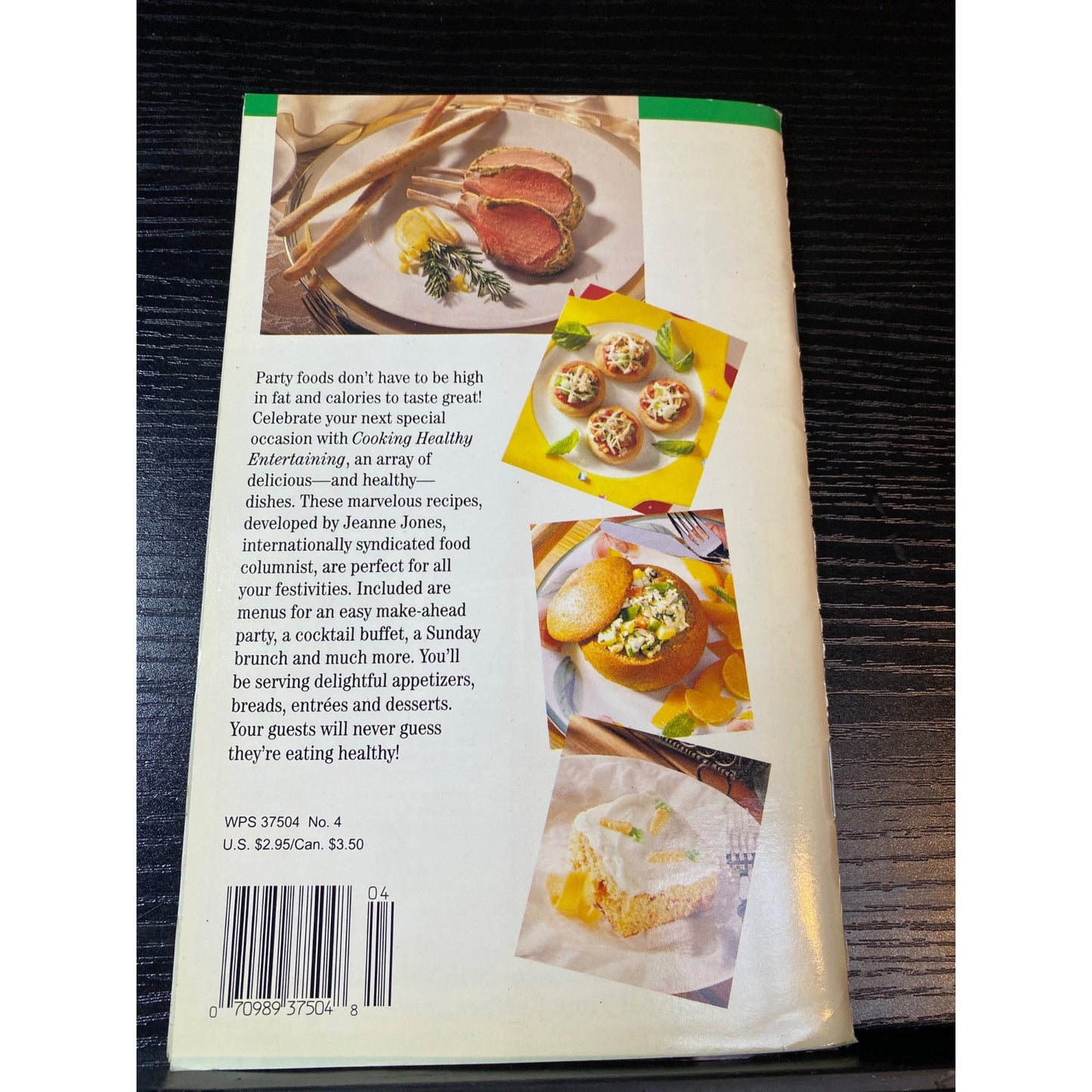 Cooking Healthy Entertaining Cookbook Booklet 1994 Recipes For Better Living