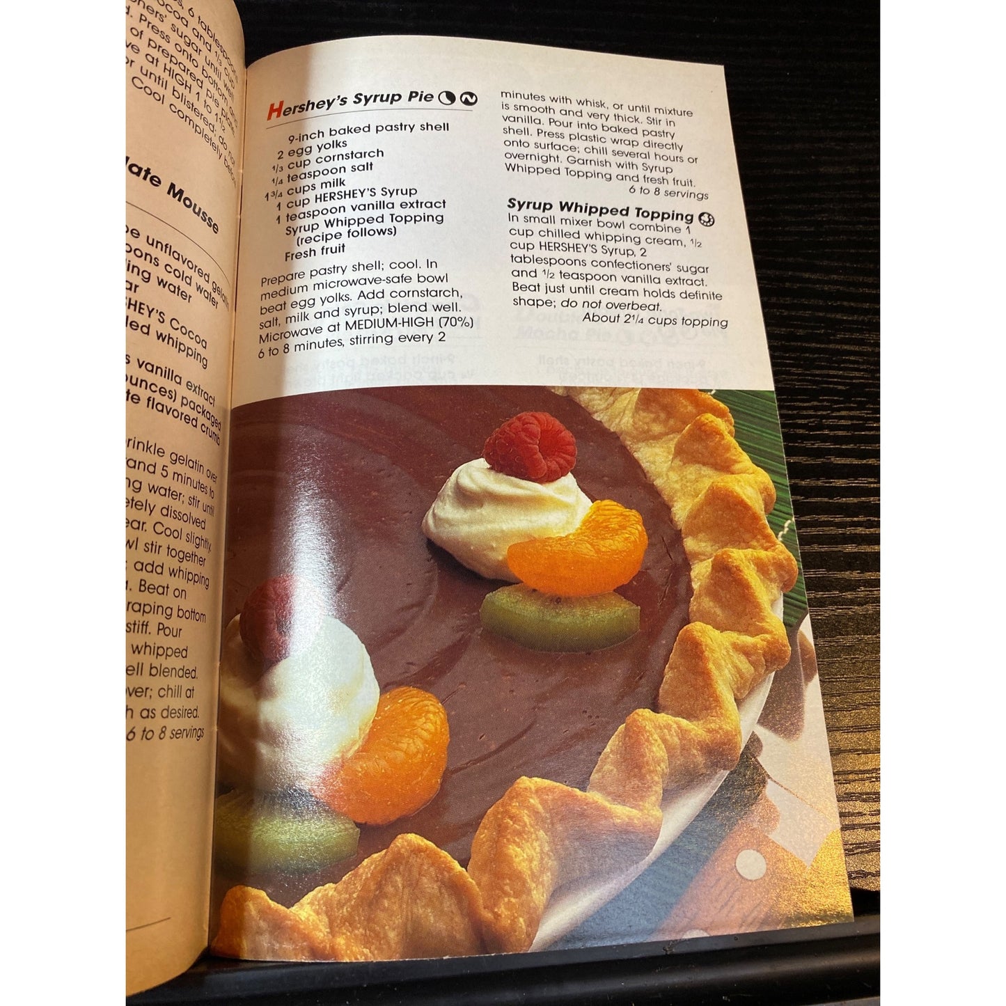 Hersheys Fabulous Desserts Cookbook Booklet 1989 Vol. 5 No. 13 Chocolate & More