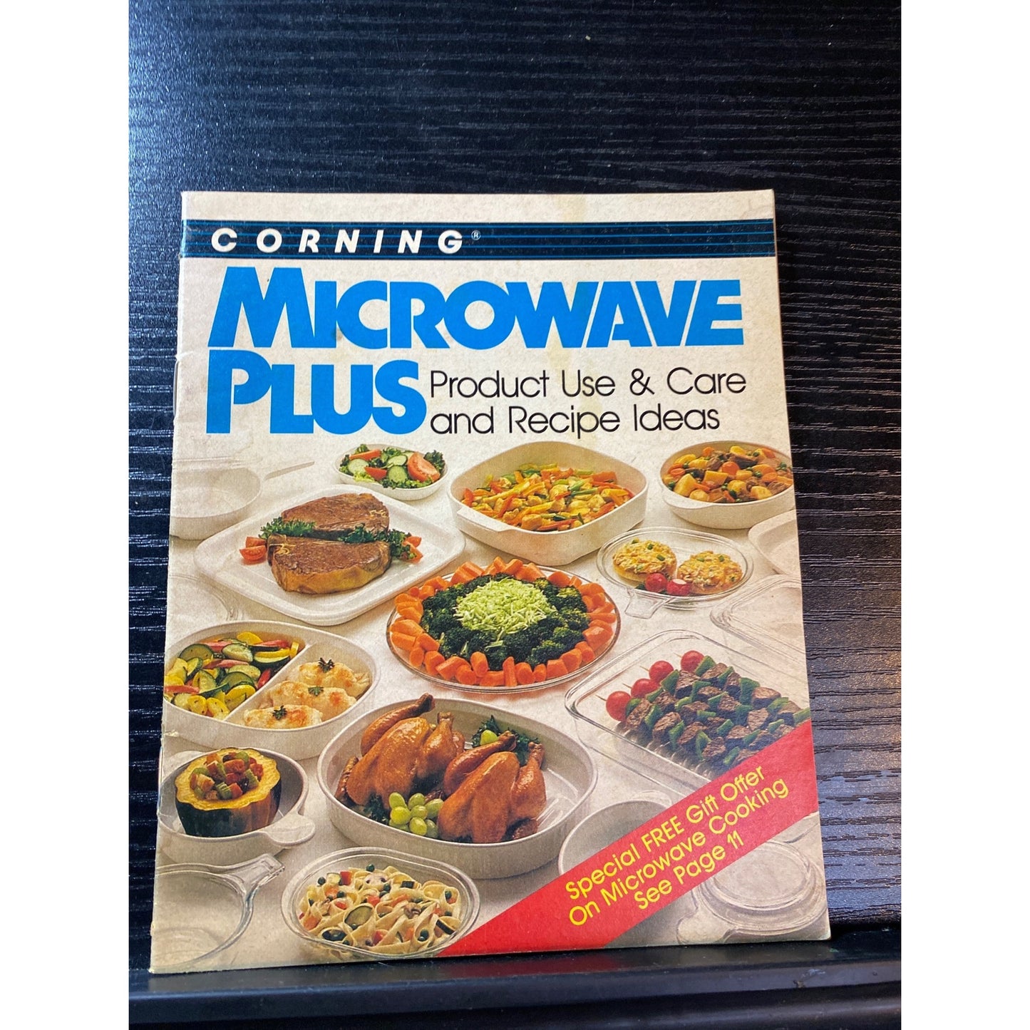 Corning Microwave Plus Product Use & Care Recipe Cookbook Booklet