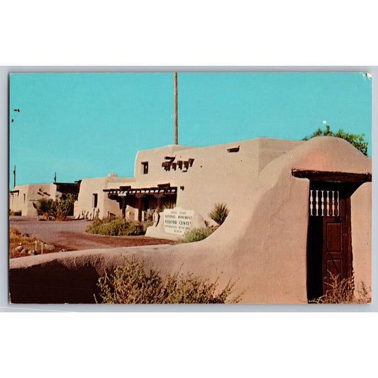 NM New Mexico White Sands National Monument Museum Chrome Postcard Unused