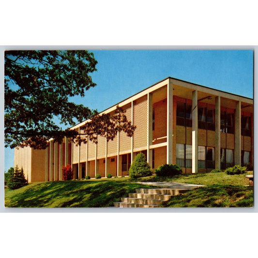 Asheville NC North Carolina Biltmore College Admin Building Chrome Postcard