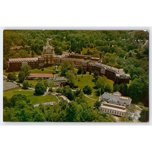Hot Springs VA Virginia The Homestead Aerial View Allegheny Chrome Postcard