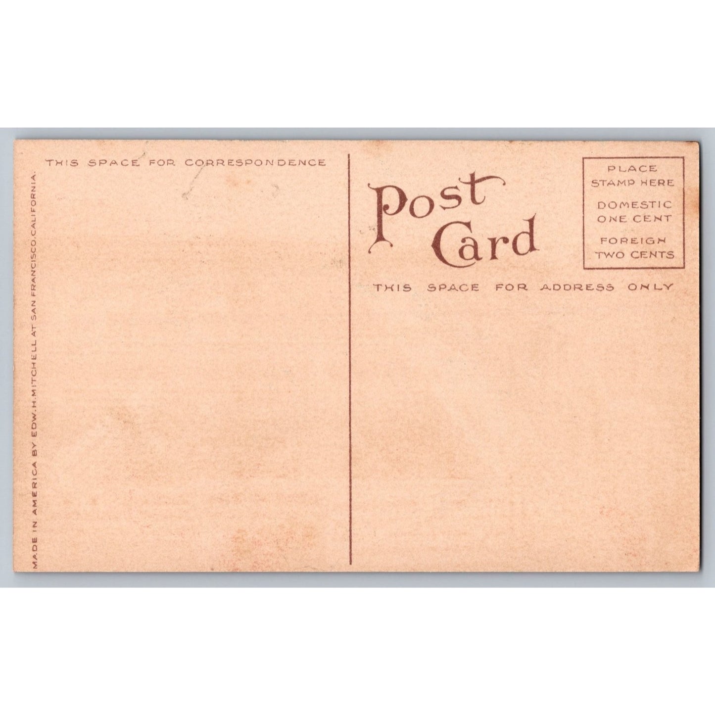 Portland OR Oregon Union Stock Yards Divided Back Postcard Edw H Mitchell