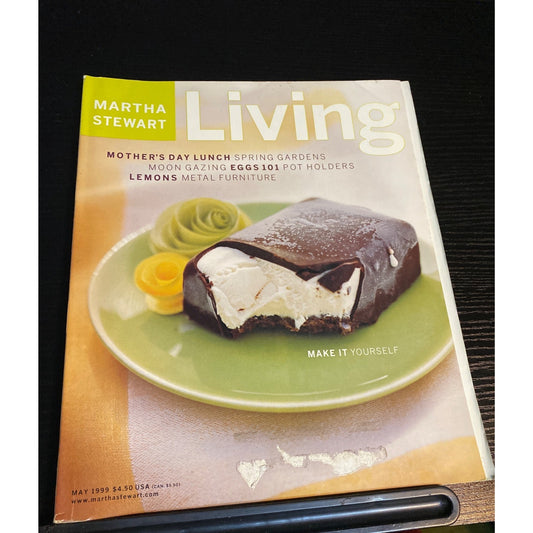 Martha Stewart Living Magazine May 1999 Mothers Day Metal Furniture Spr Gardens