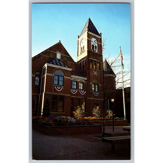 Morgantown WV West Virginia County Courthouse Chrome Postcard Unused Paige