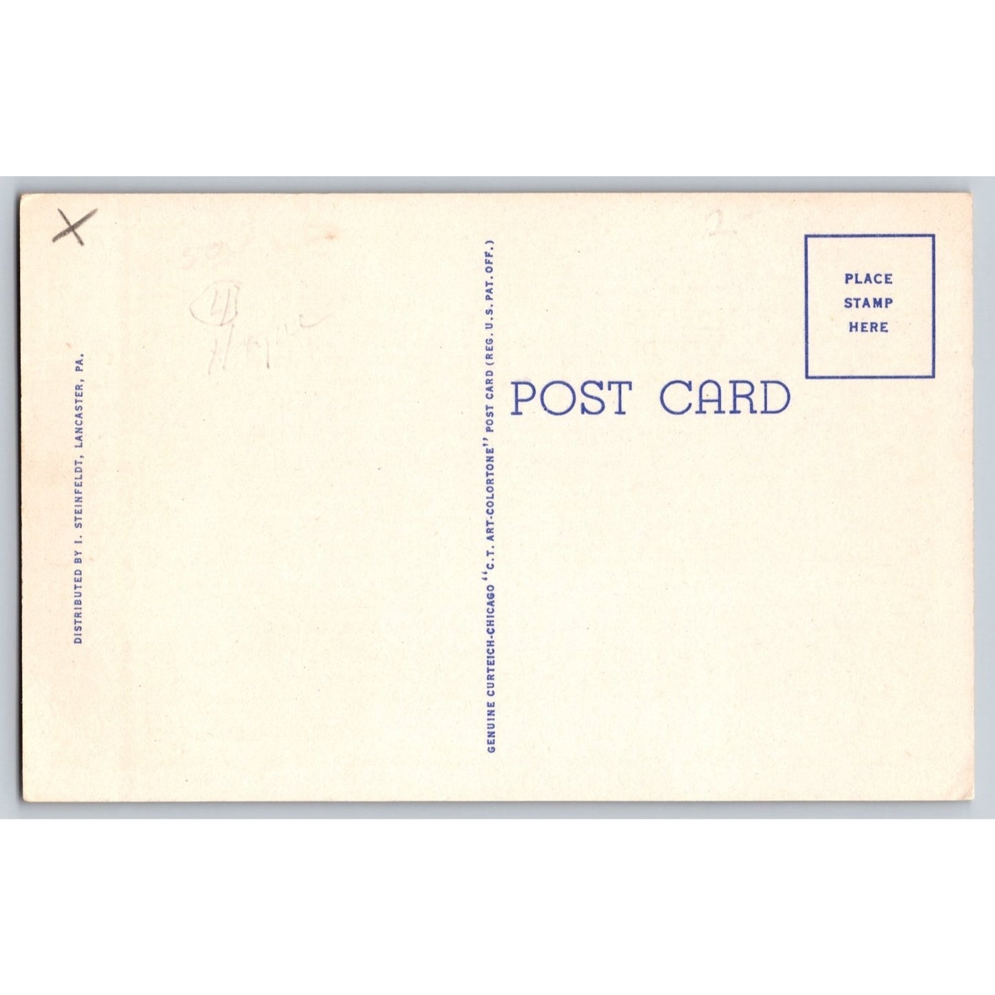 Lancaster PA Pennsylvania Greist Building and Penn Square White Border Postcard