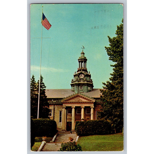 Bainbridge MD Maryland U.S. Naval Training Center Tome Mem Hall 1950s Postcard