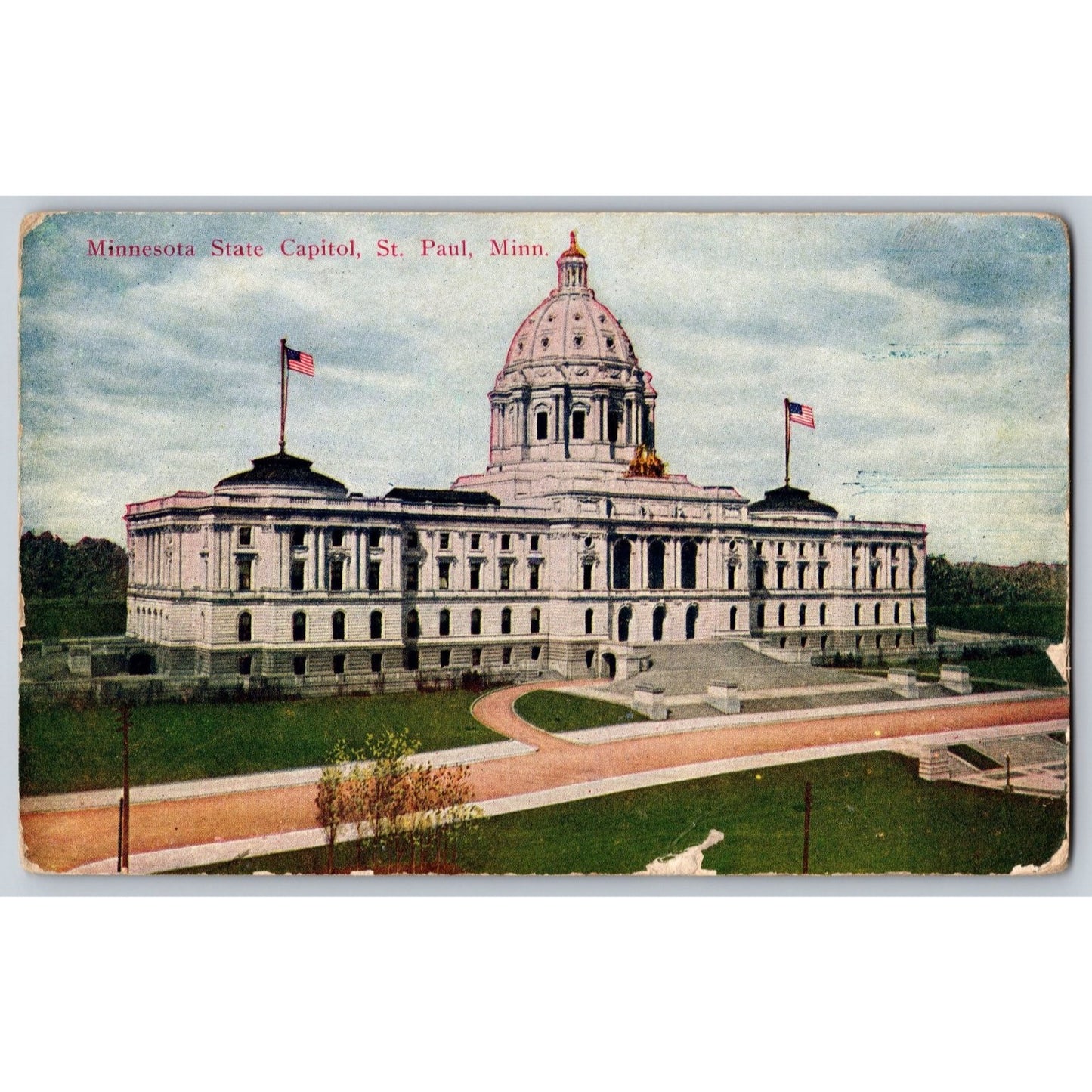 St Paul MN Minnesota State Capitol Divided Back Postcard Woman's World