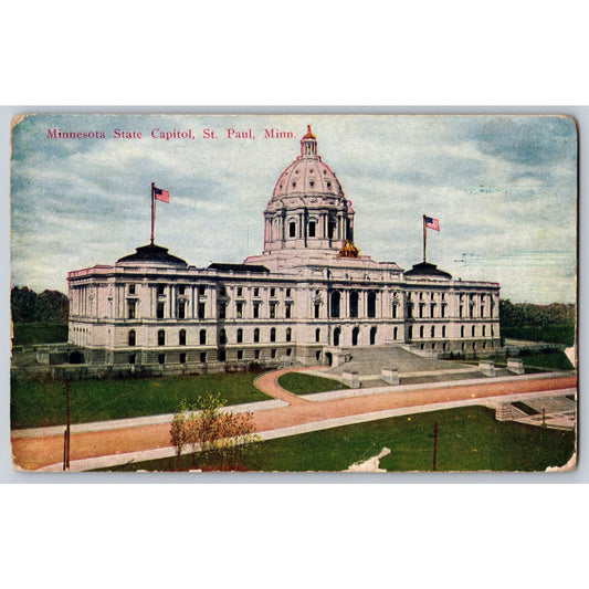 St Paul MN Minnesota State Capitol Divided Back Postcard Woman's World