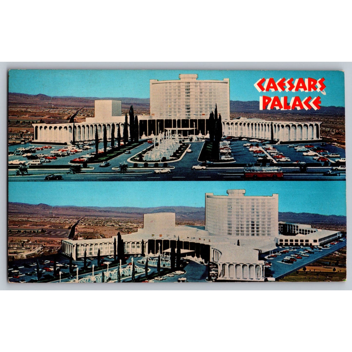 Las Vegas NV Nevada Caesars Palace Chrome Postcard Ferris H Scott Western Resort