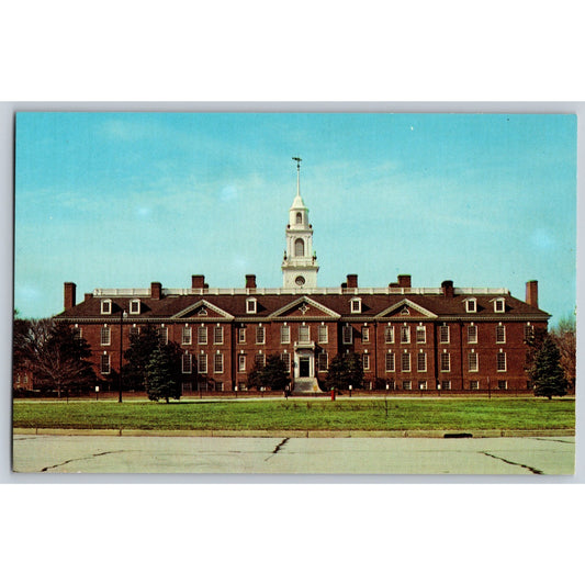 Dover DE Delaware Legislative Hall Chrome Postcard Unused Dexter Press