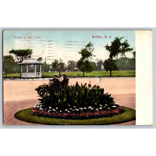 Buffalo NY New York Scene at the Front 1910 Divided Back Postcard Germany