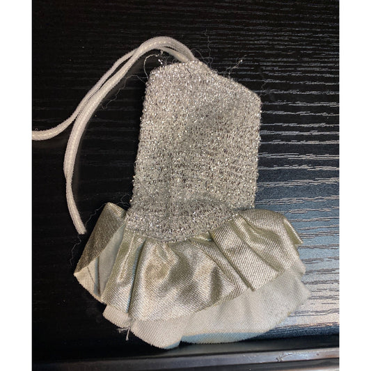 Barbie Fashion 1986 Jewel Secrets 1737 Outfit Silver Dress