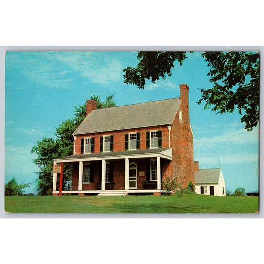 Appomattox VA Virginia Clover Hill Tavern Court House Chrome Postcard Unused