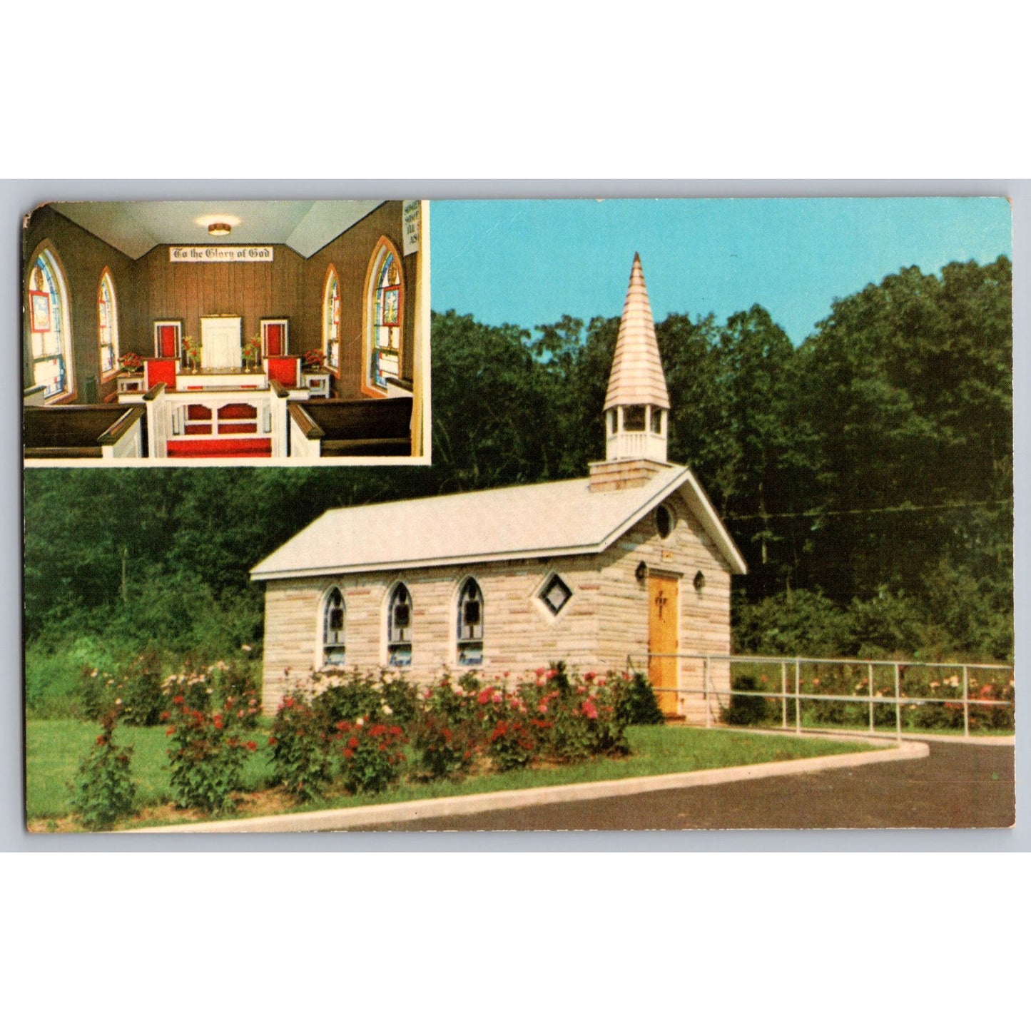 Cumberland MD Maryland Grace Community Church Prayer Chapel Postcard Dexter