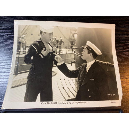 Movie Photo 8x10 Glossy 1936 Born To Dance Sid Silvers Jimmy Stewart