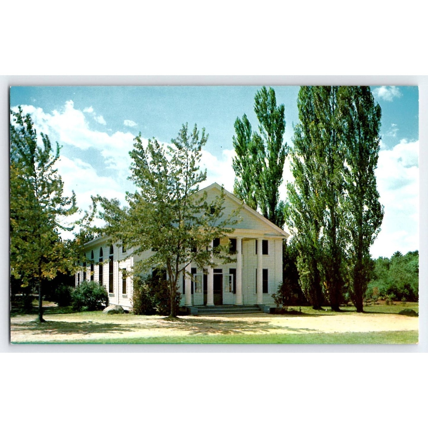 Winnipesaukee NH New Hampshire Chapel at Geneva Point Camp Chrome Postcard