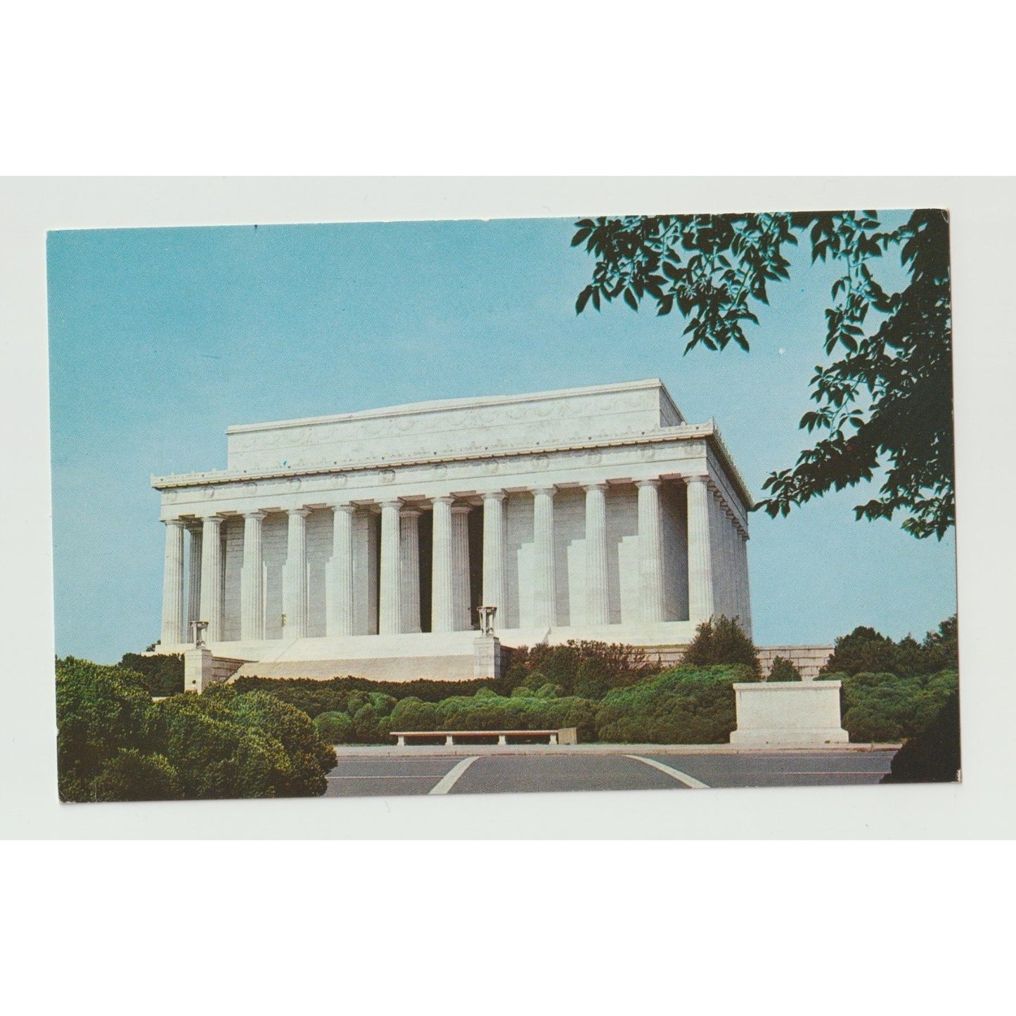 Washington DC Lincoln Memorial 1960s Chrome Chrome Unused