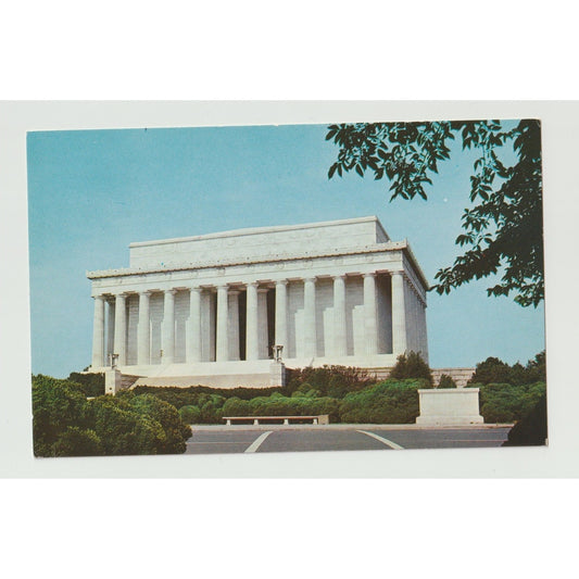 Washington DC Lincoln Memorial 1960s Chrome Chrome Unused