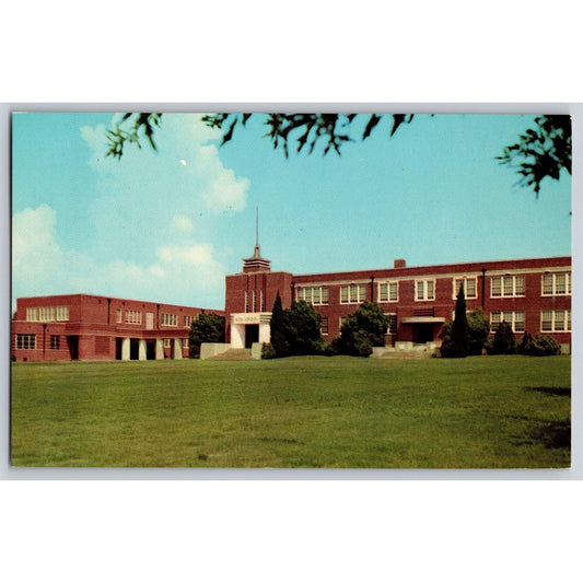 Tupelo MS Mississippi Junior High School Chrome Postcard Unused Curt Teich