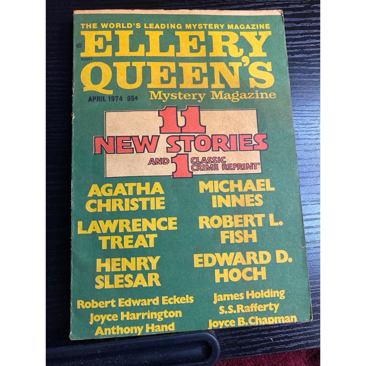 Ellery Queen's Mystery Magazine April 1974 Agatha Christie Michael Innes