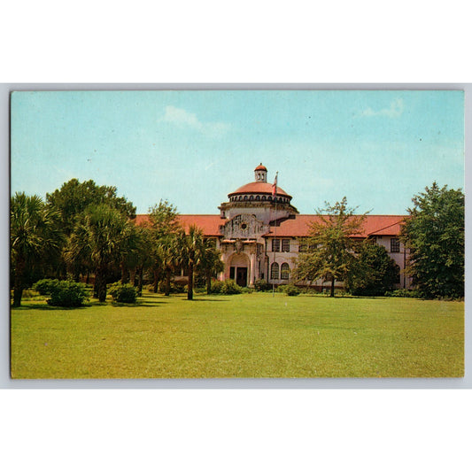 Valdosta GA Georgia State College Campus University Chrome Postcard Unused