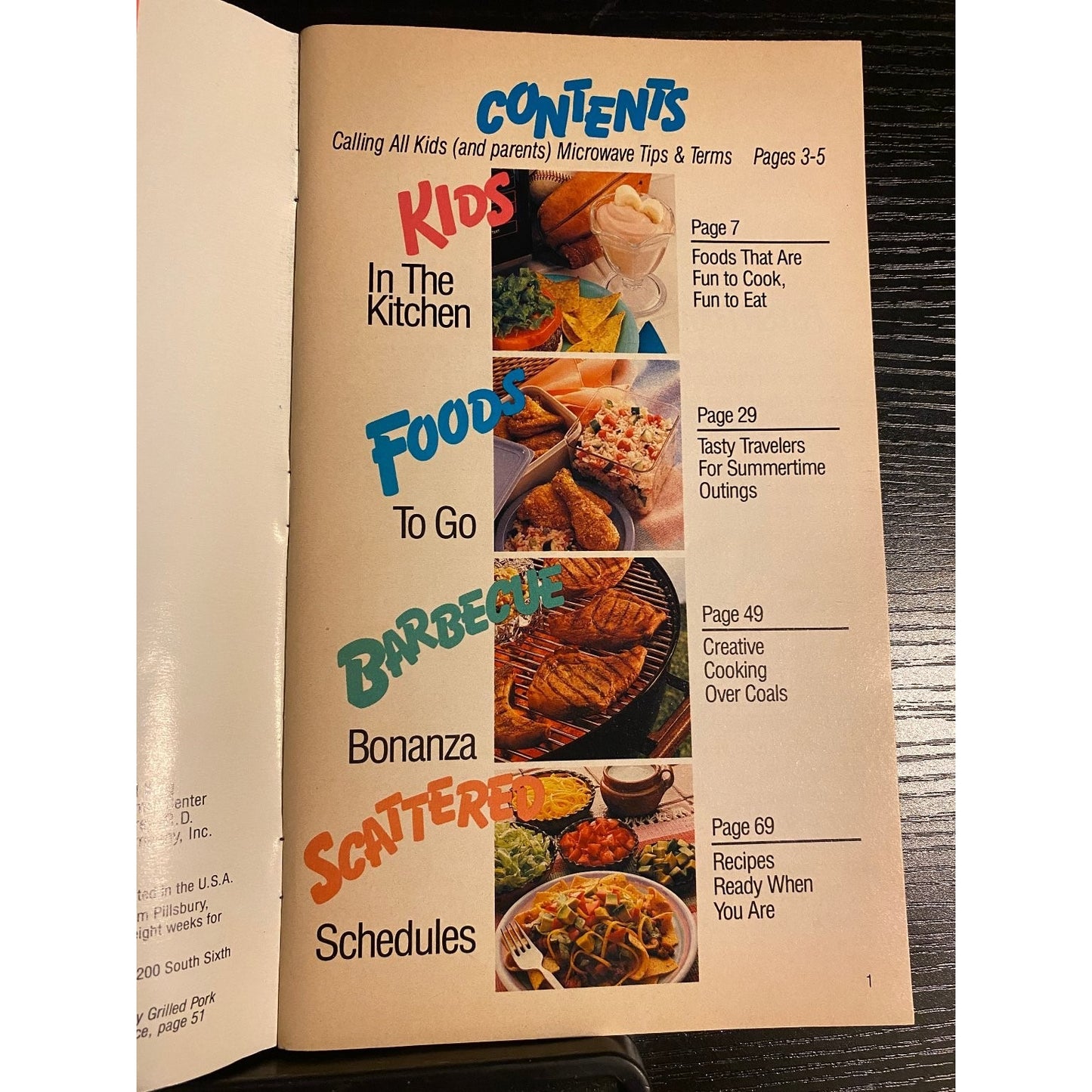 Pillsbury Classic Cookbook Booklet #88 1988 Fun Summer Foods Recipe