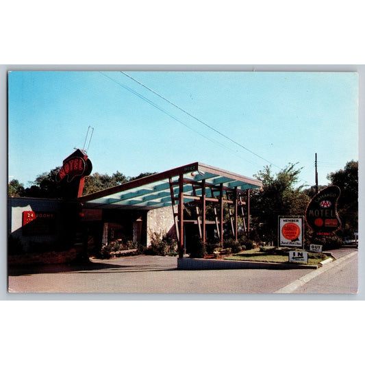 Cincinnati OH Ohio Camargo Lodge Motel Mid-Century Chrome Postcard