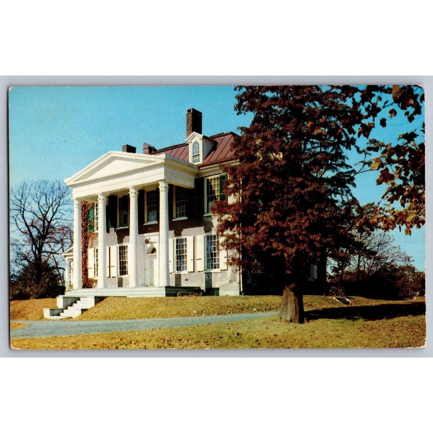 Philadelphia PA Pennsylvania Loudoun Mansion Historic Greek Revival Postcard