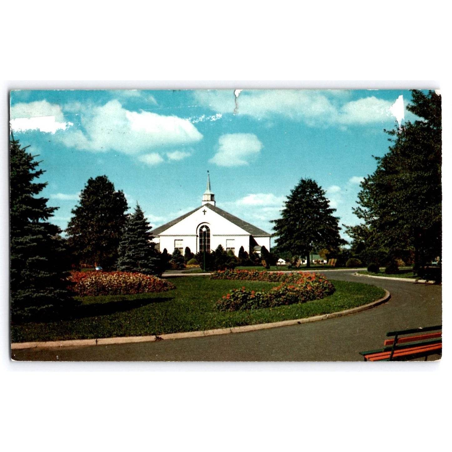 Liberty Corner NJ New Jersey Fellowship Deaconry Inc Chapel Chrome Postcard Used