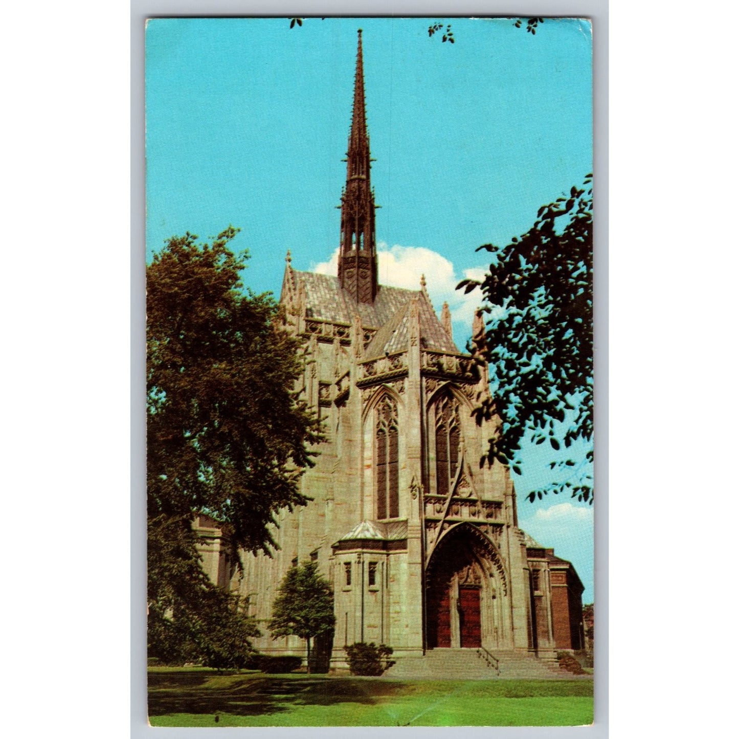 Pittsburgh PA Pennsylvania Heinz Mem Chapel University of Pittsburgh Postcard