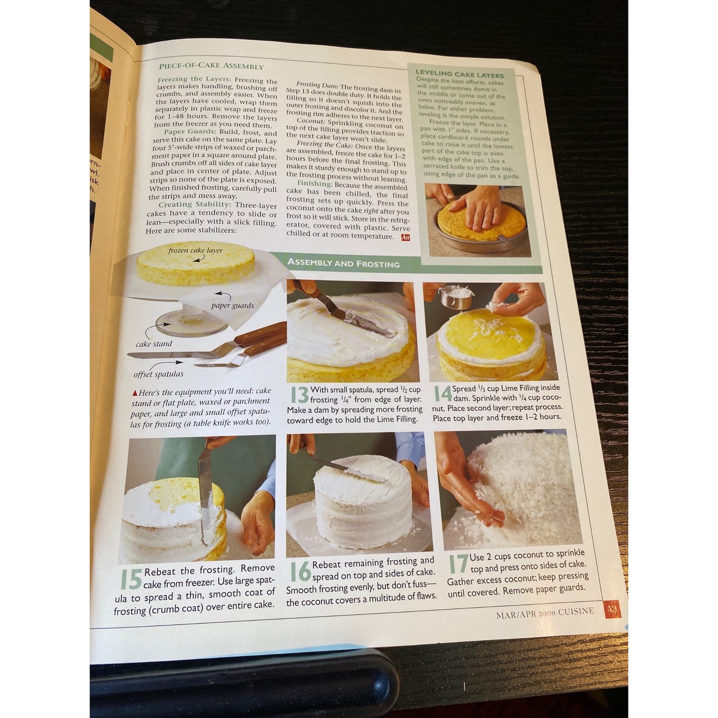 Cuisine Magazine Issue 20 Mar/Apr 2000 Coconut Cake Creative Recipes August Home