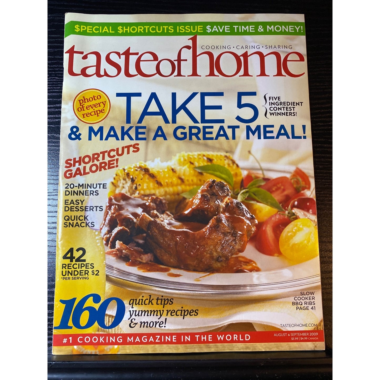 Taste Of Home August/September 2009 Cooking Magazine