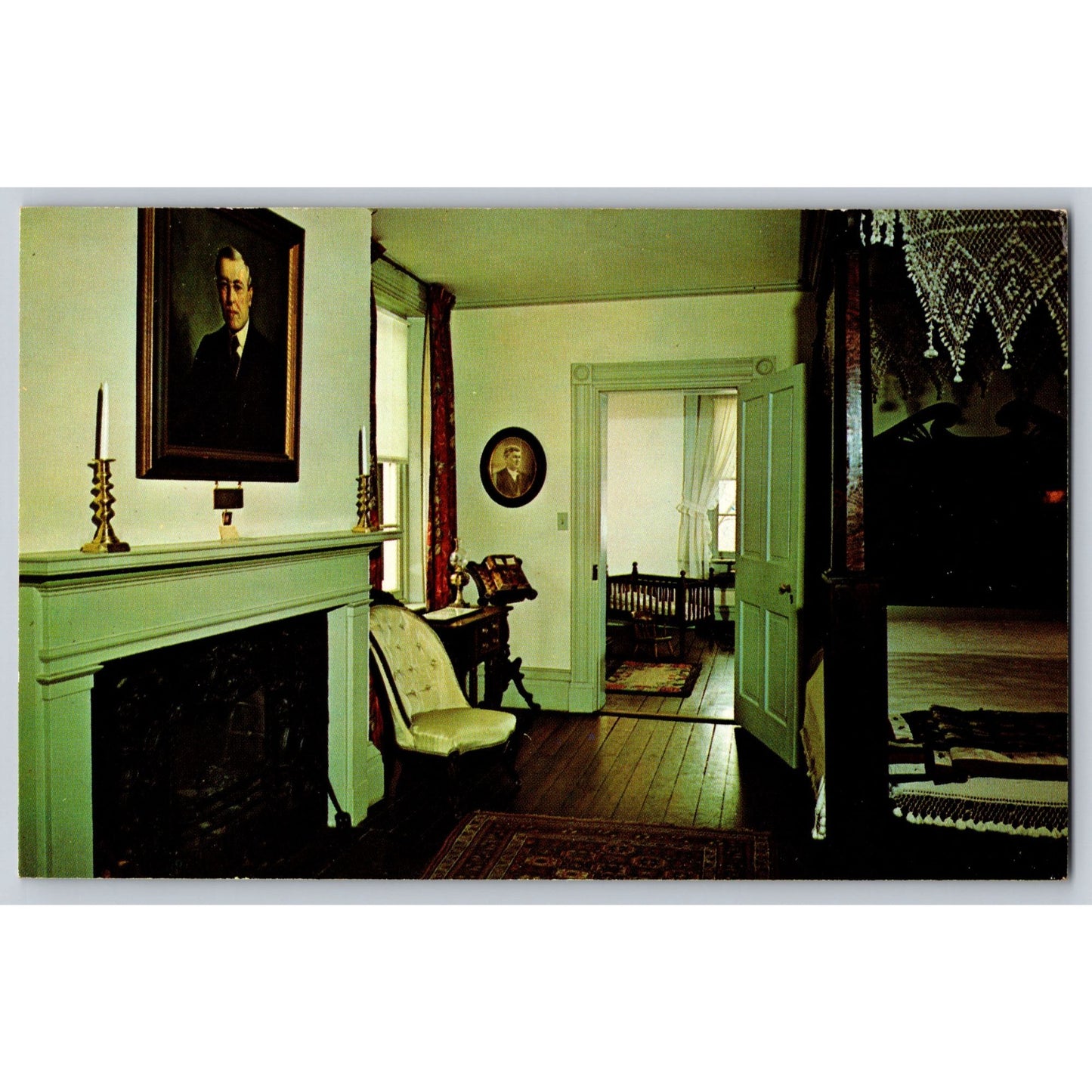 Staunton PA Pennsylvania Woodrow Wilson Birthplace Chrome Postcard Bill Zink Photo