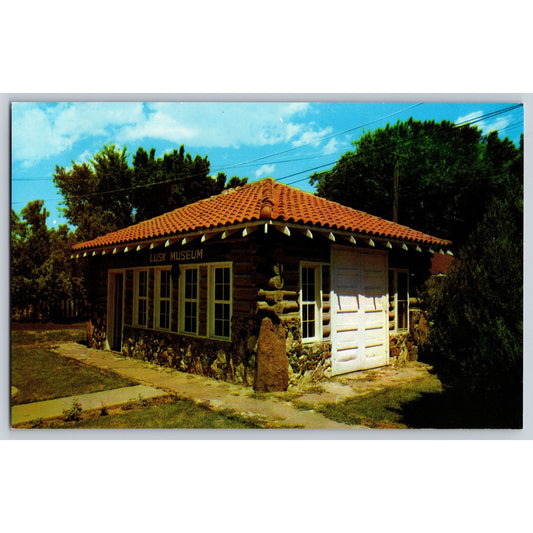 Lusk WY Wyoming Museum Original Western Stage Coach Chrome Postcard Unused